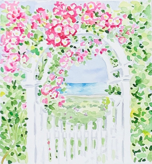 A Rosy Summer View