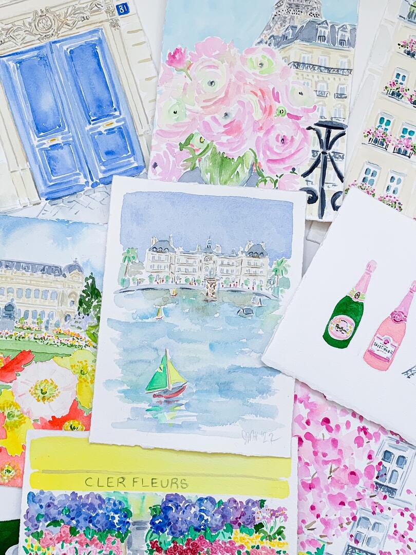 Sailing through the Jardin du Luxembourg