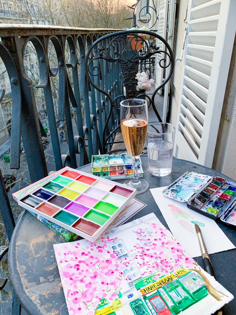 Shakespeare & Company in Bloom