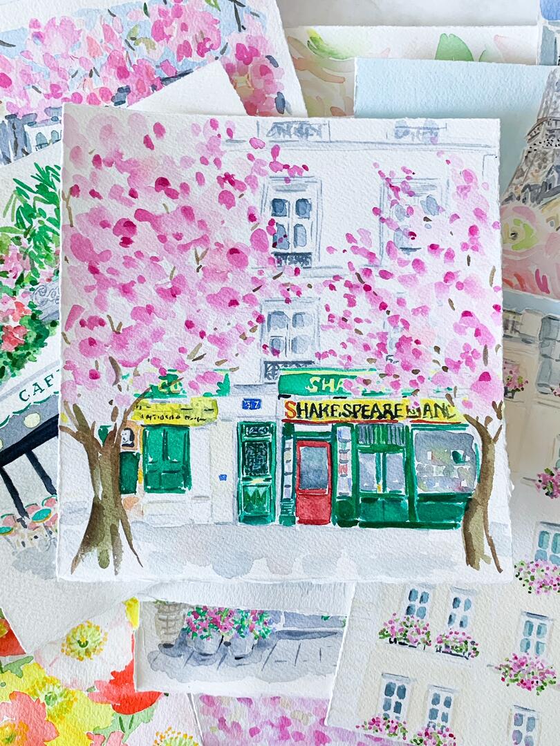 Shakespeare & Company in Bloom