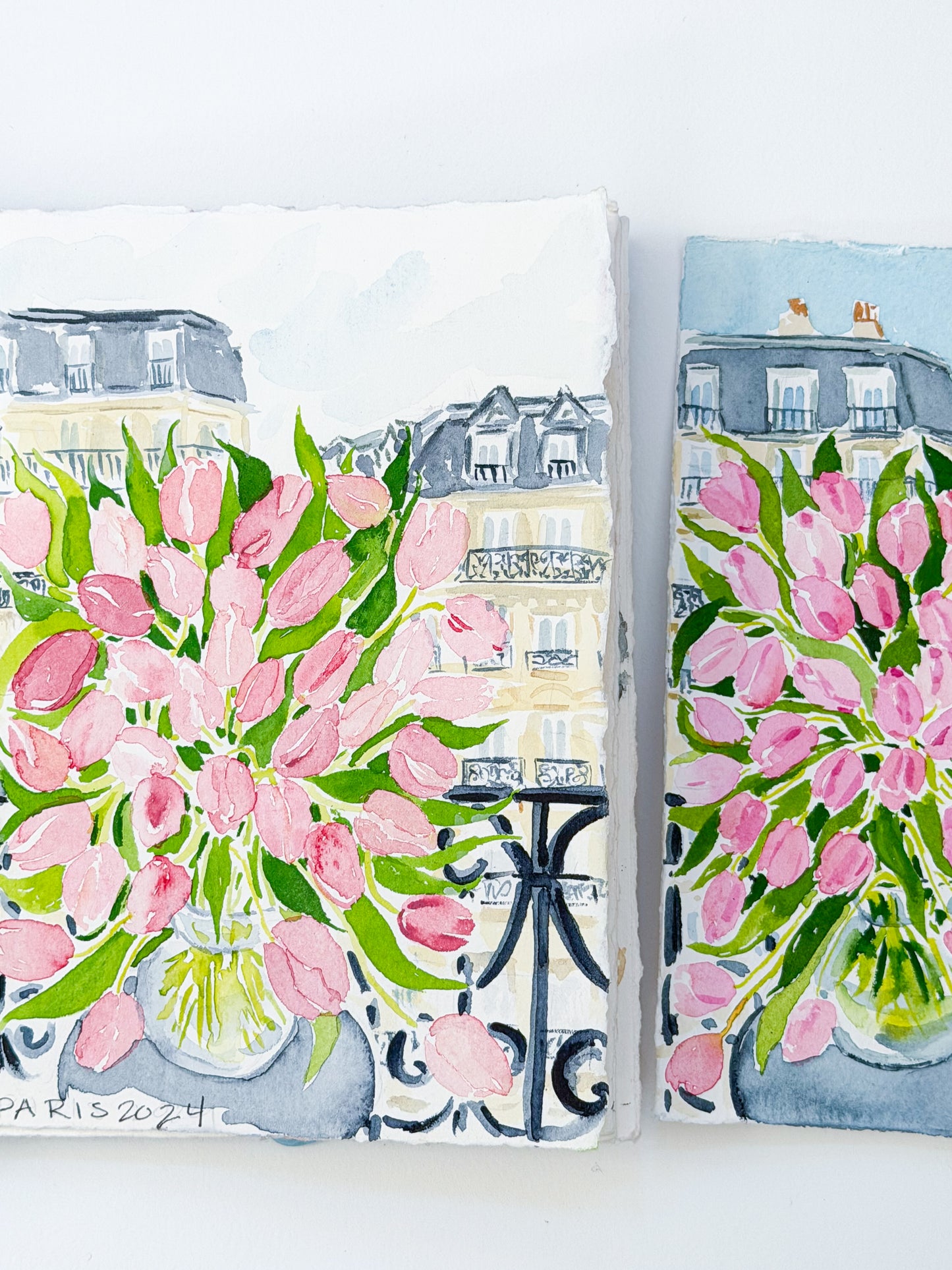 Tulips with an Eiffel View