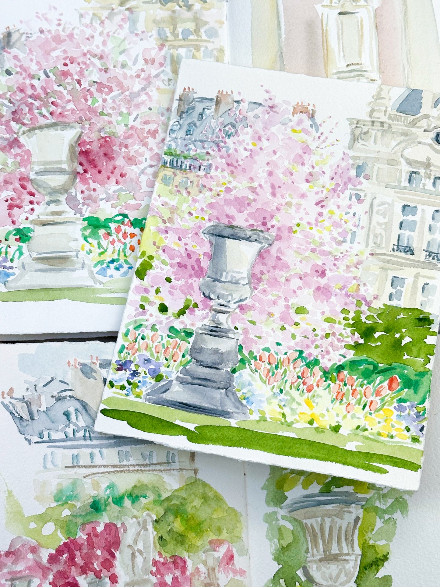 Lingering in the Tuileries, Spring Day