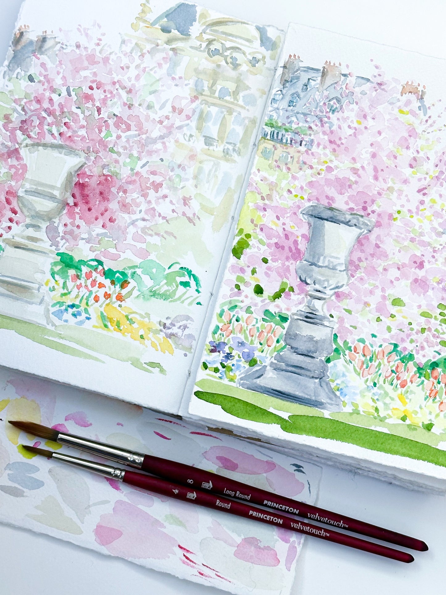 Lingering in the Tuileries, Spring Day