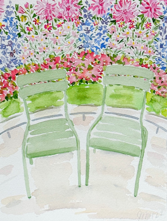 Pair of Chairs, Jardin du Luxembourg