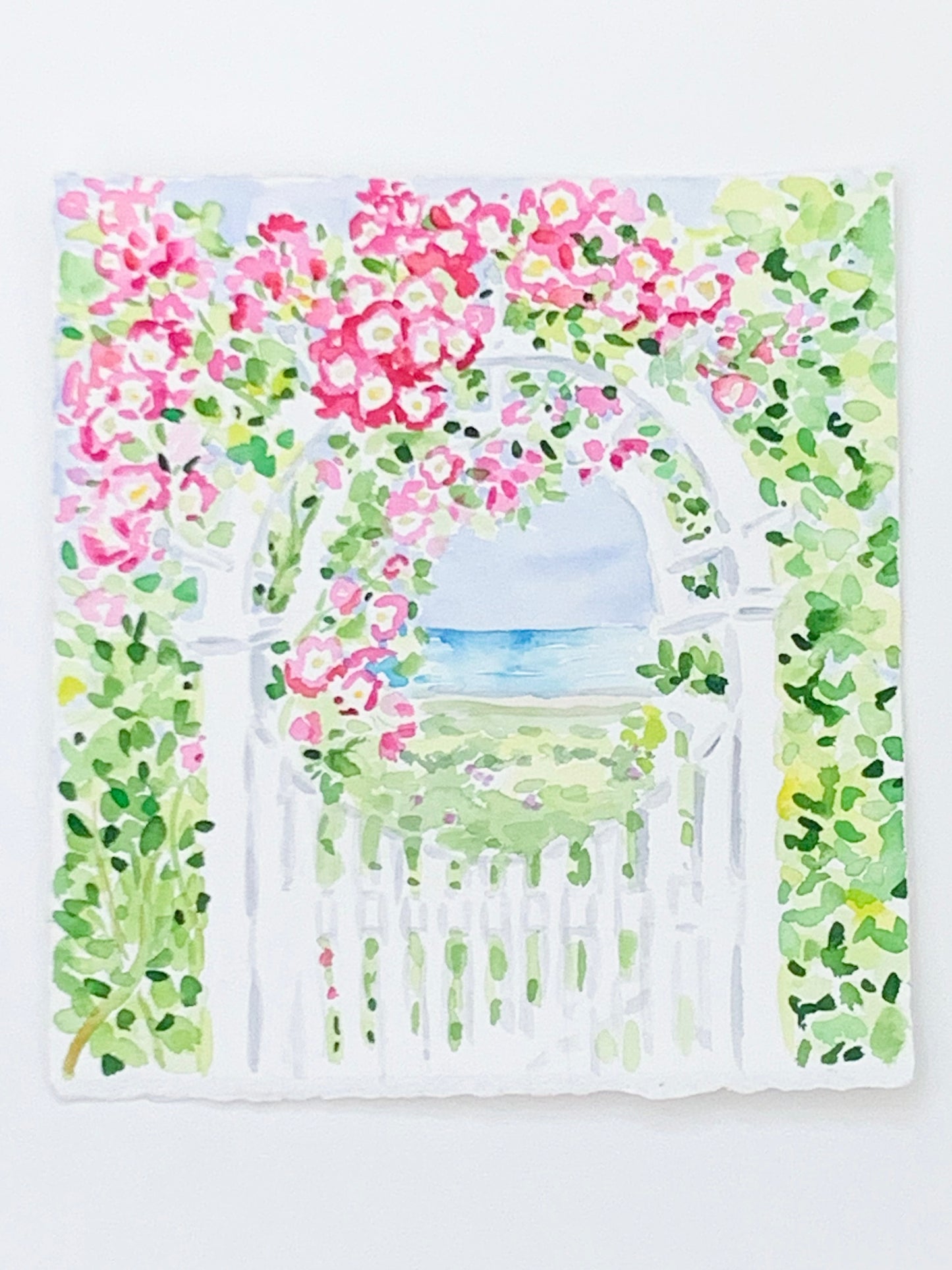 A Rosy Summer View