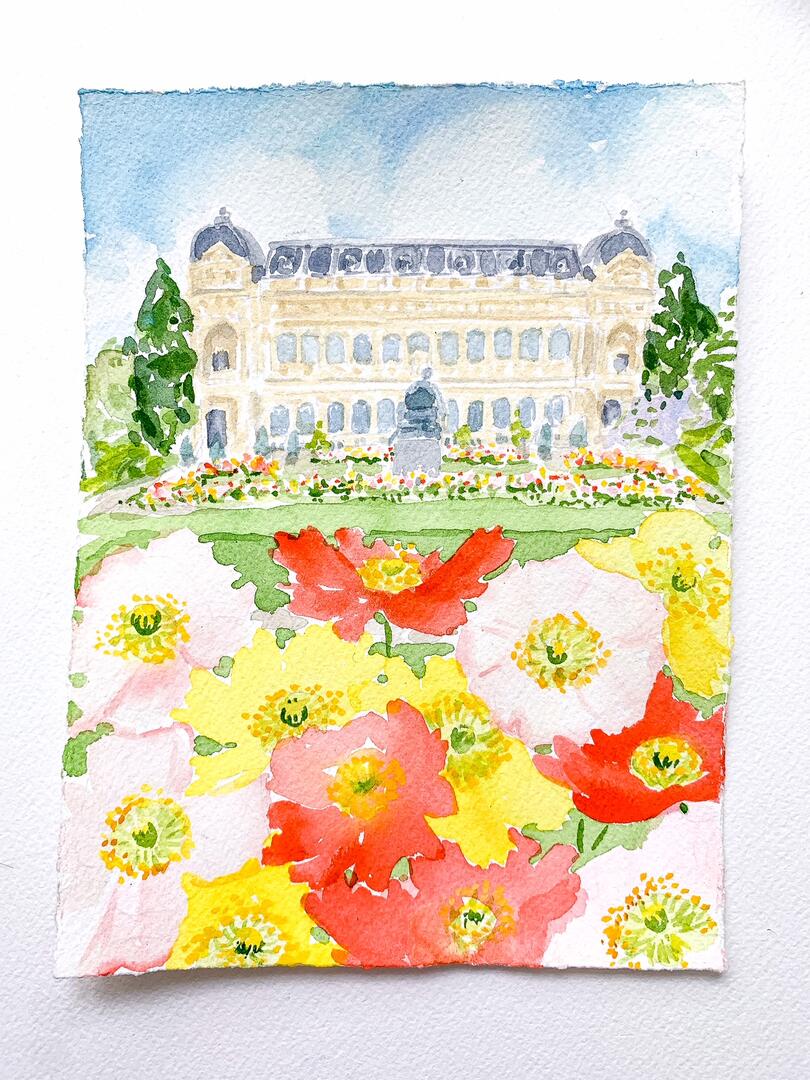 Dancing Poppies, Jardin de Plantes